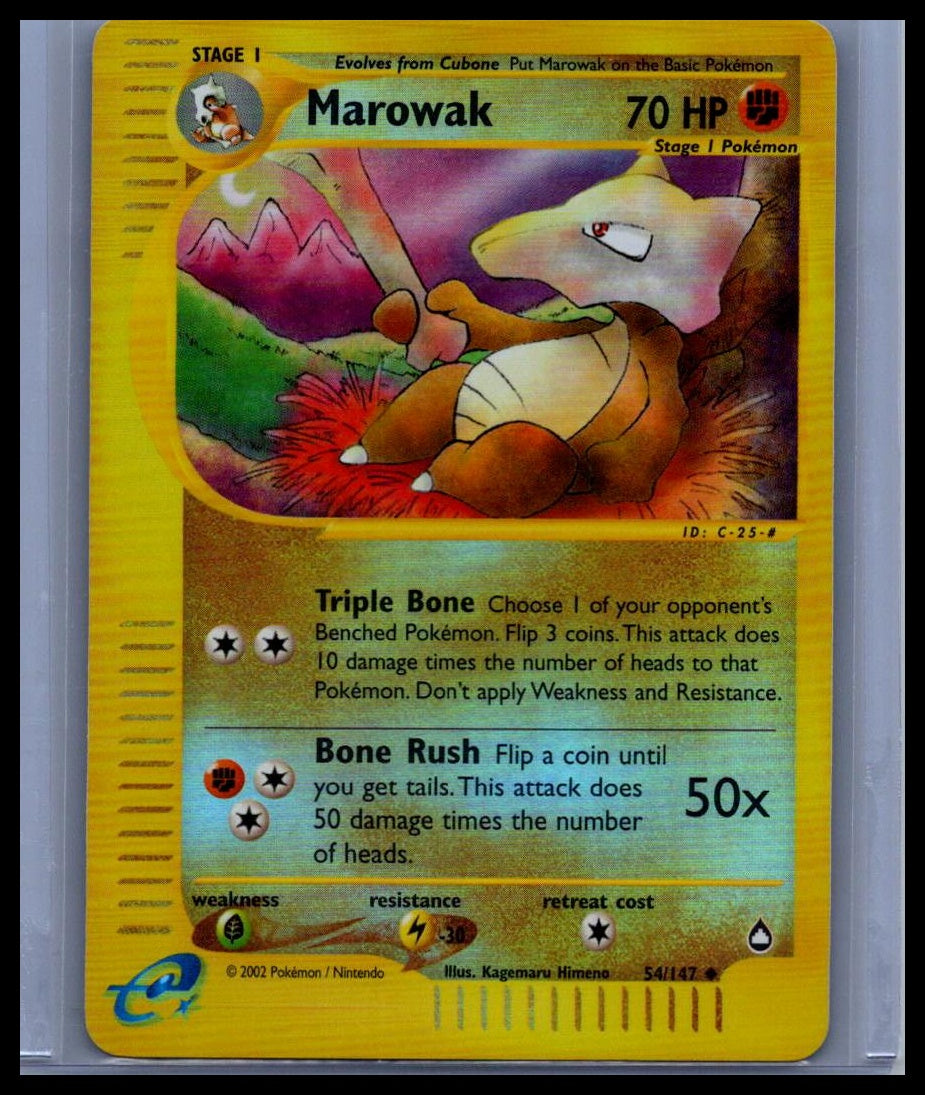 Marowak Aquapolis: Reverse Holo #54/147