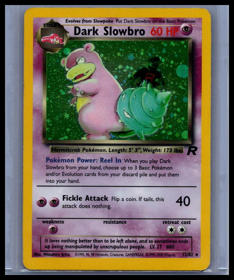 Dark Slowbro (12) Team Rocket #12/82