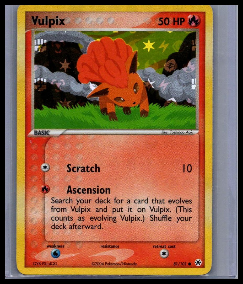 Vulpix Hidden Legends #81/101 REVERSE HOLOFOIL