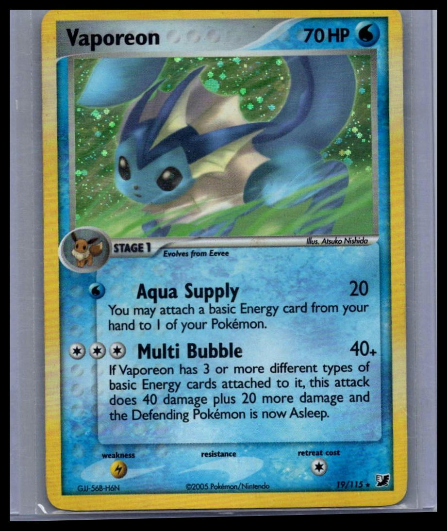 Vaporeon Golden Sky, Silvery Ocean #025/106