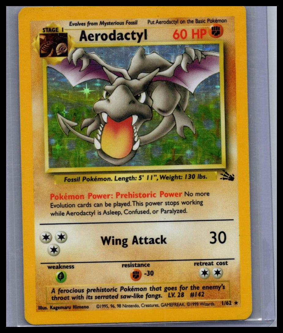 Aerodactyl Fossil #01/62 UNLIMITED