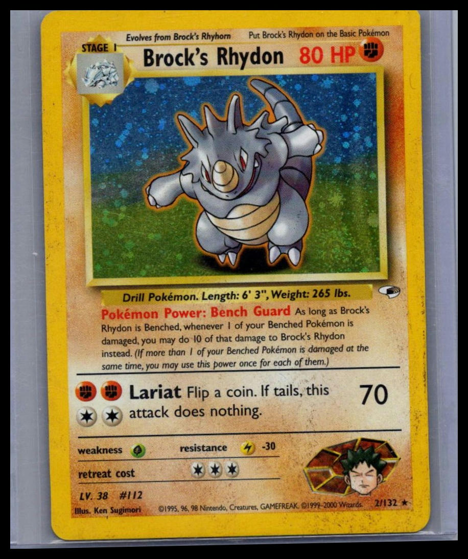 Brock's Rhydon Gym Heroes #002/132