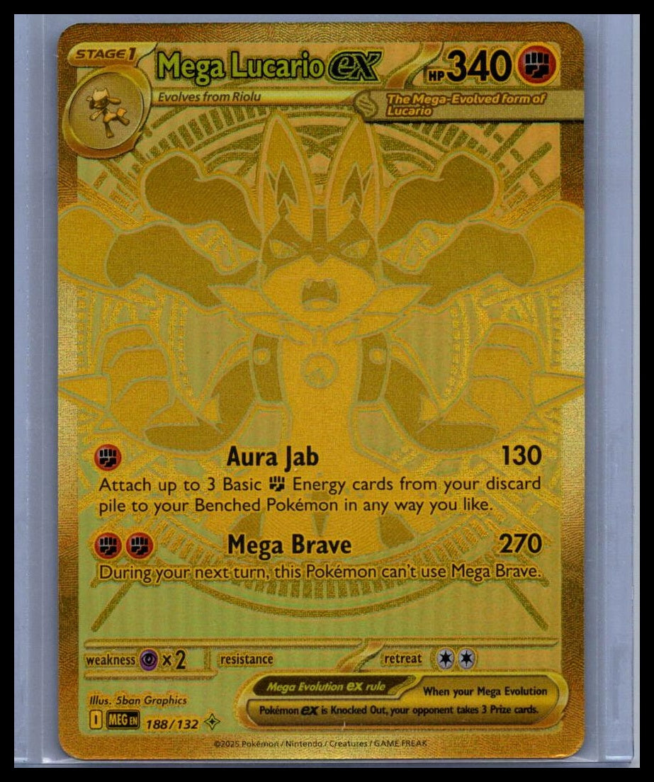 Mega Lucario ex ME01: Mega Evolution #188/132