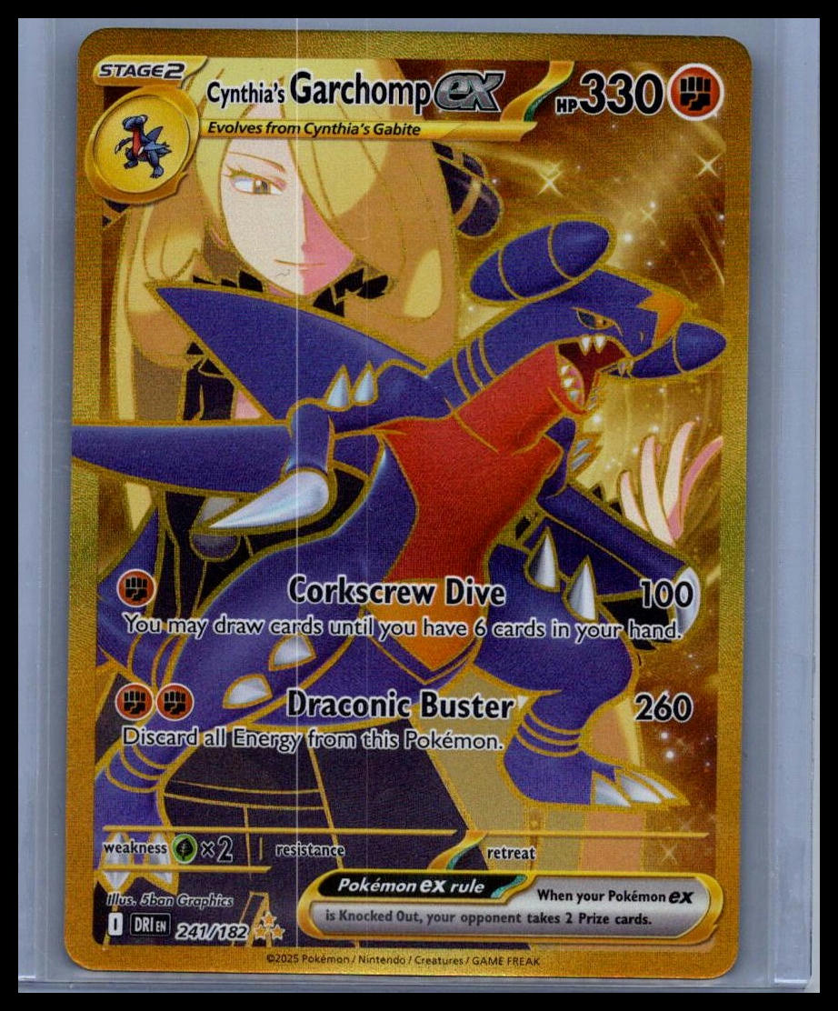 Cynthia's Garchomp ex SV10: Destined Rivals #241/182
