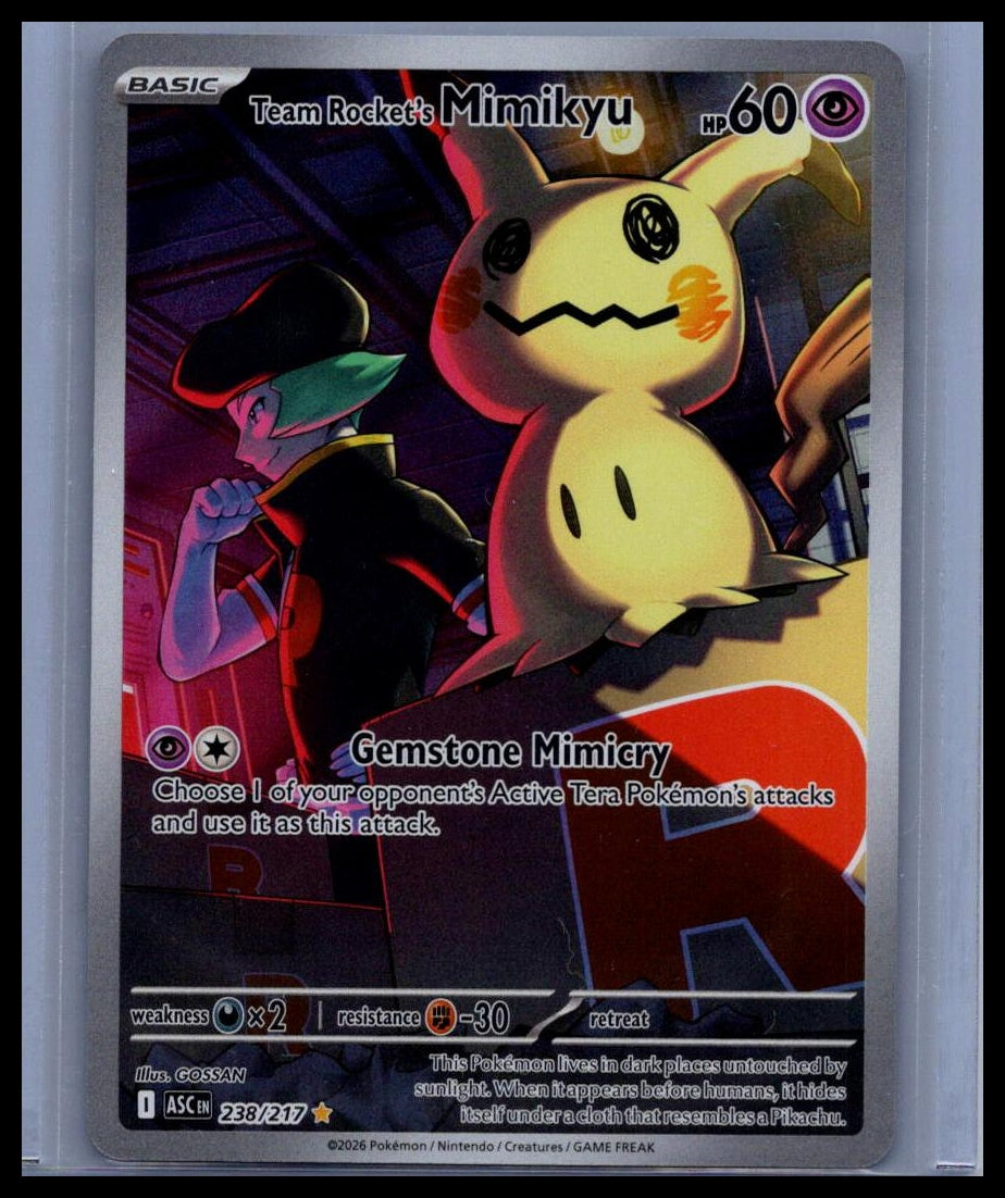 Team Rocket's Mimikyu ME: Ascended Heroes #238/217