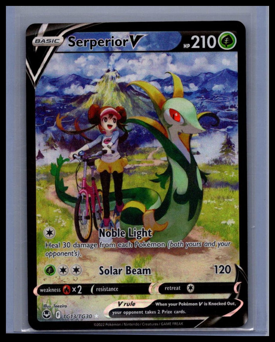 Serperior V SWSH12: Silver Tempest Trainer Gallery #TG13/TG30