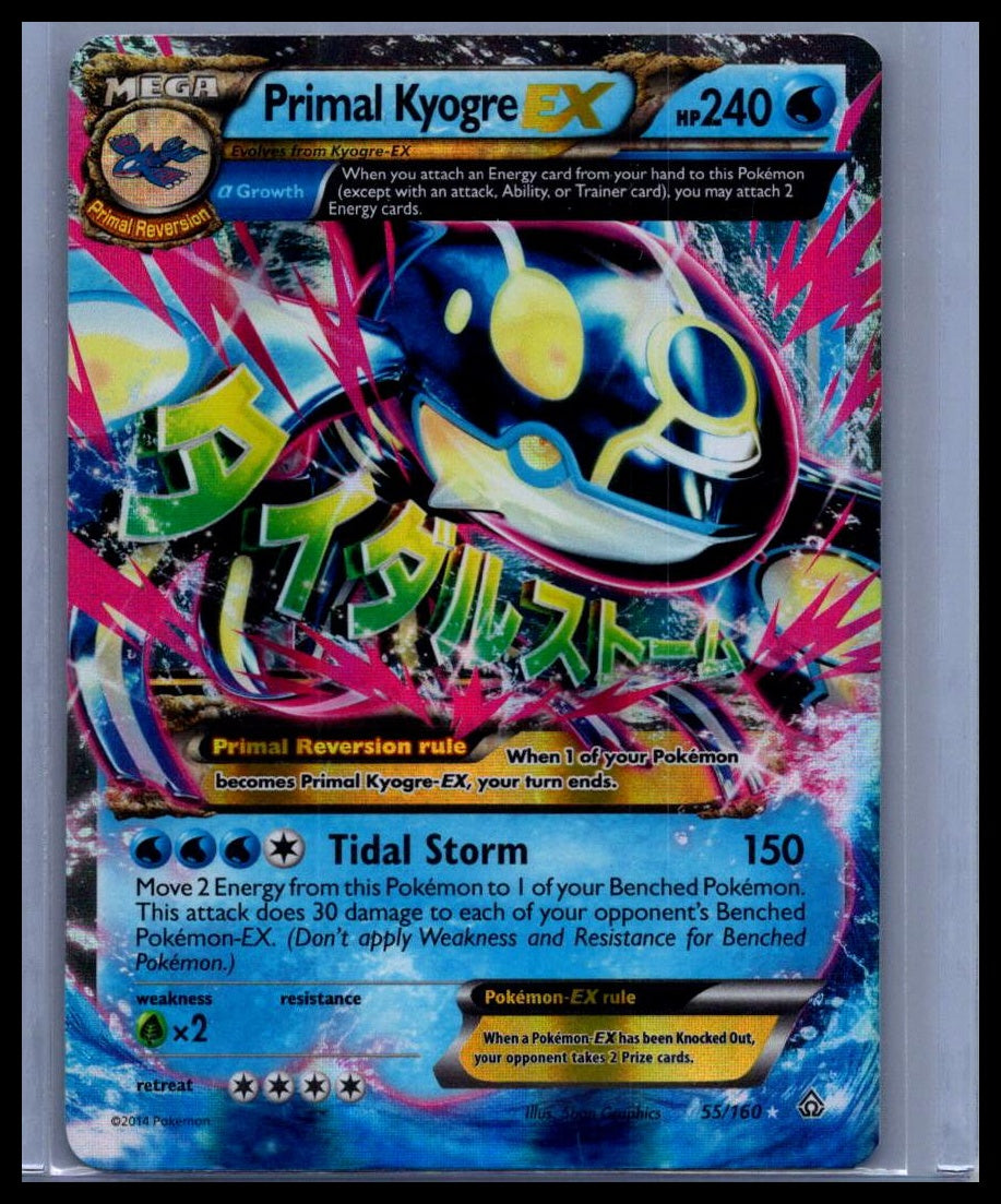 Primal Kyogre EX (Alpha) XY - Primal Clash #55/160