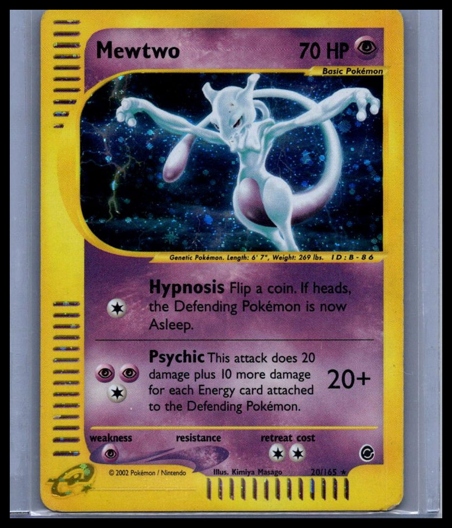 Mewtwo (20) Expedition #020/165 HOLO RARE