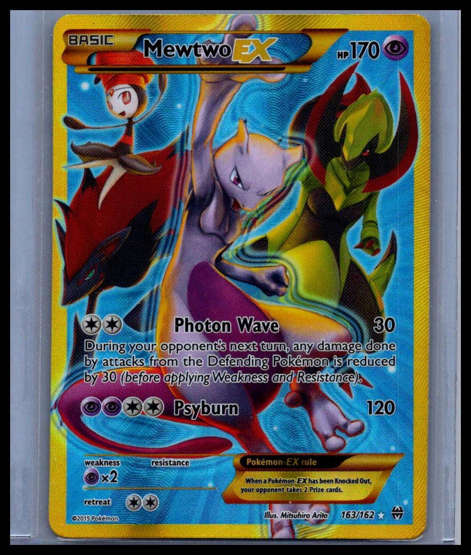 Mewtwo EX (163 Secret Full Art) XY - BREAKthrough #163/162