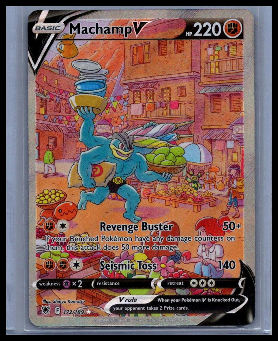 Machamp V (Alternate Full Art) SWSH10: Astral Radiance #172/189