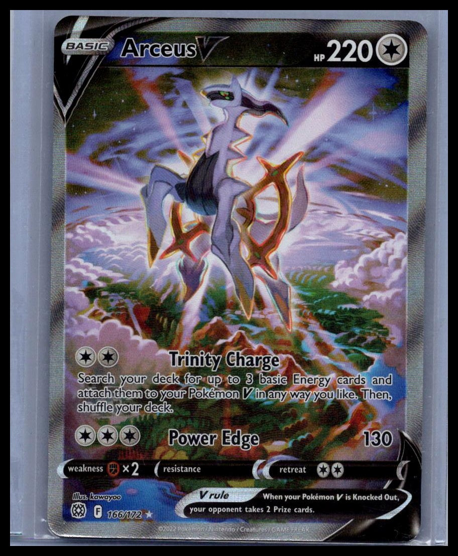 Arceus V (Alternate Full Art) SWSH09: Brilliant Stars #166/172