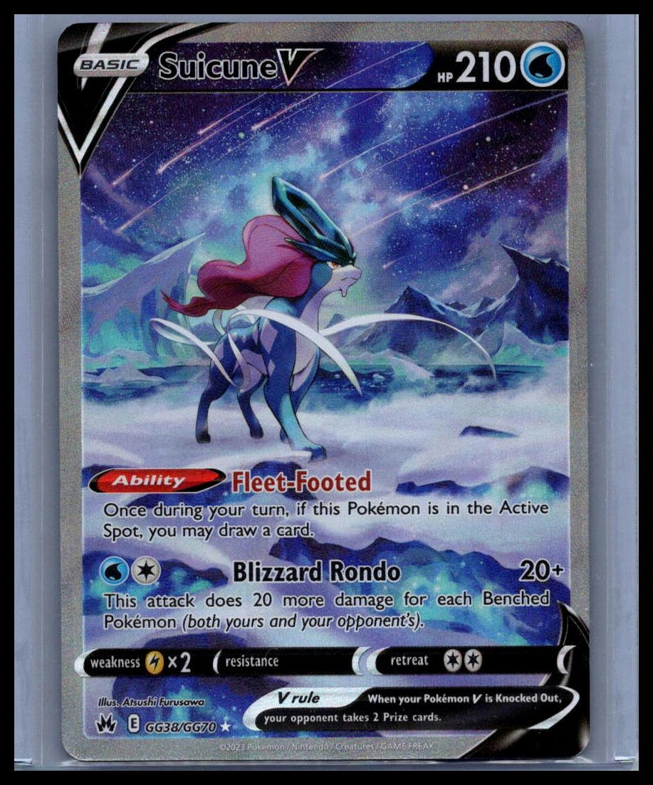 Suicune V SWSH: Crown Zenith: Galarian Gallery #GG38/GG70