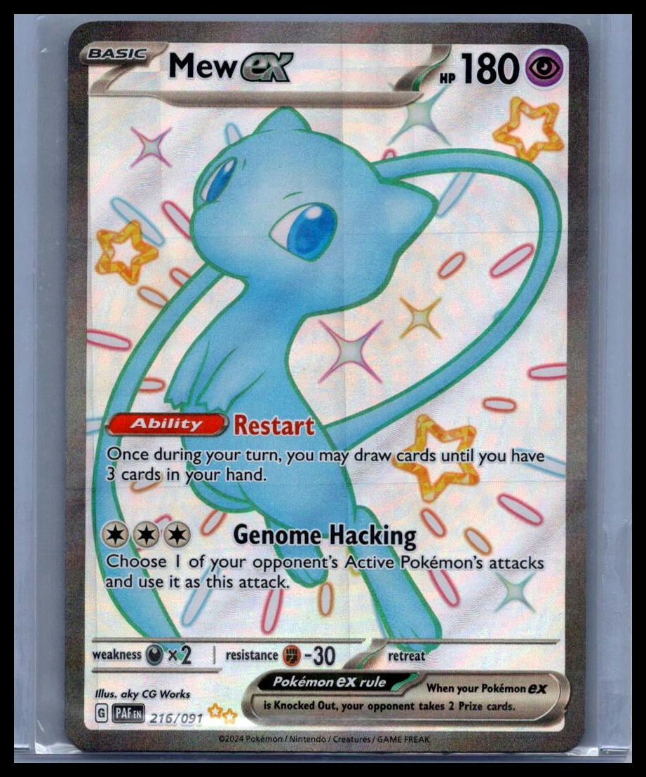 Mew ex SV: Paldean Fates #216/091