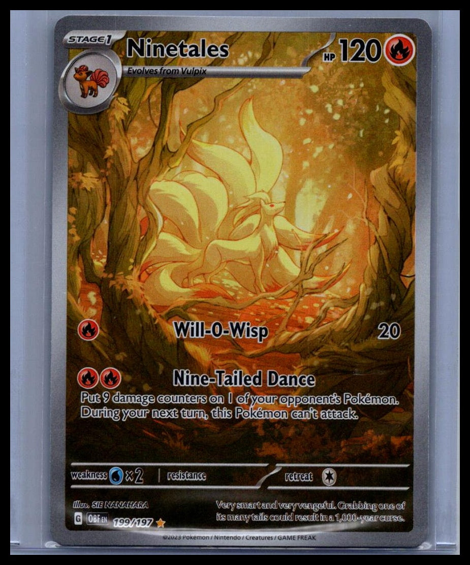 Ninetales -199/197 SV03: Obsidian Flames #199/197