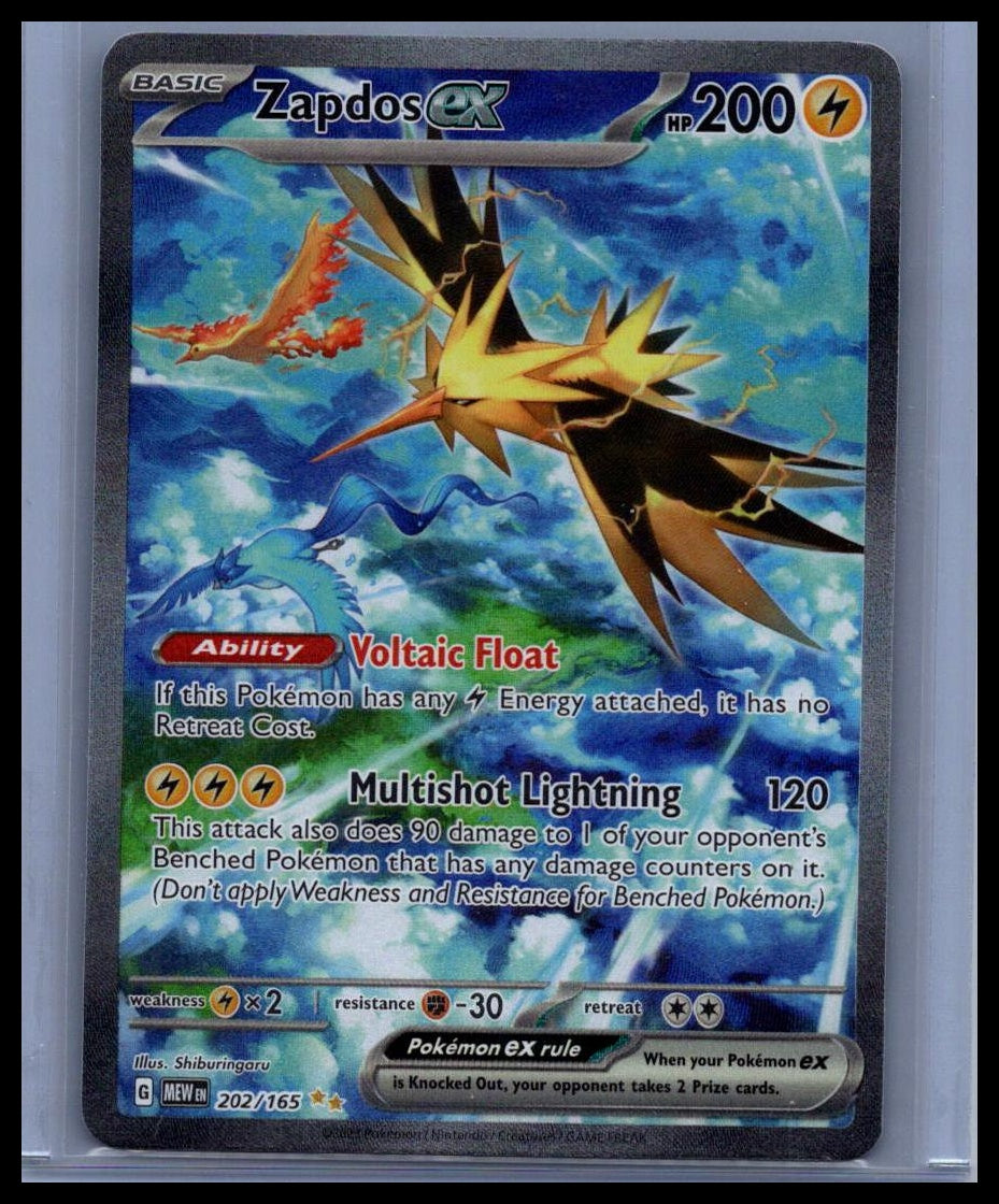 Zapdos ex SV: Scarlet & Violet 151 #202/165