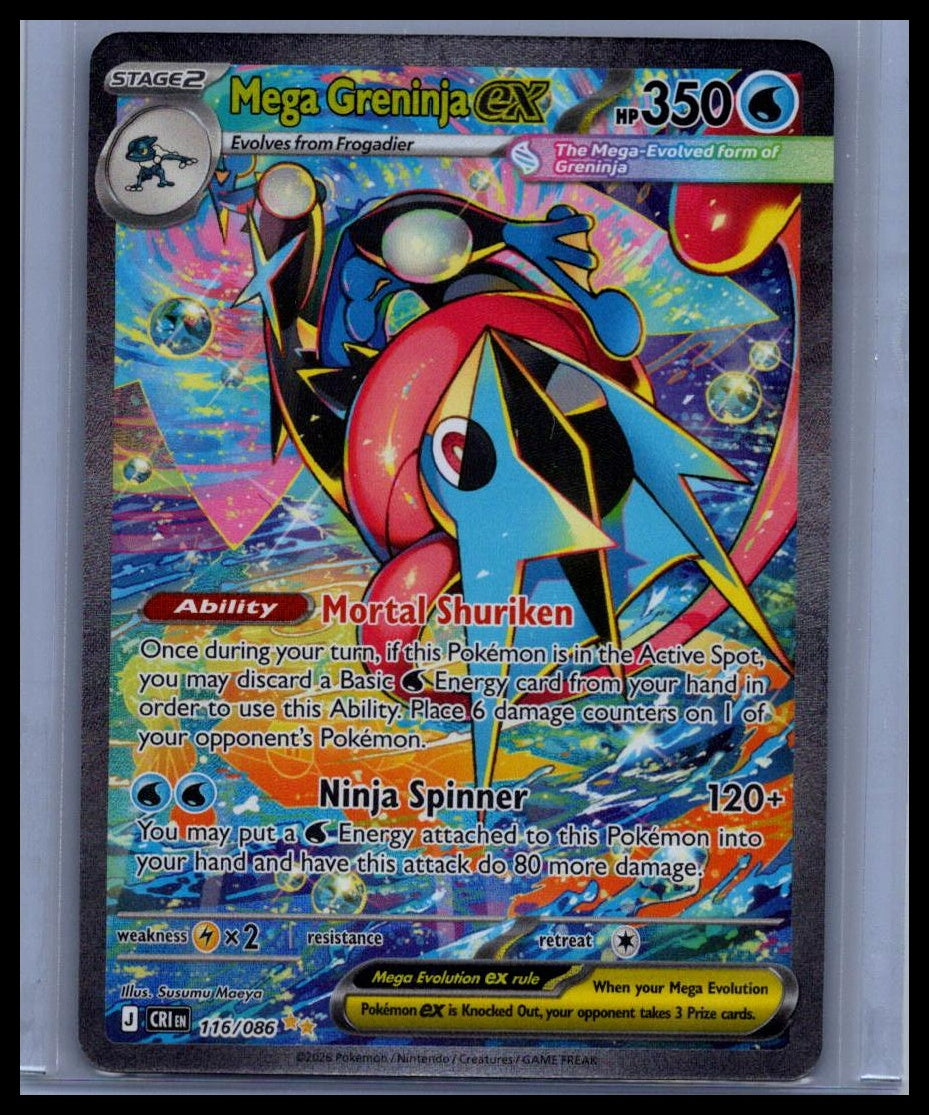 Mega Greninja ex ME04: Chaos Rising #116/086
