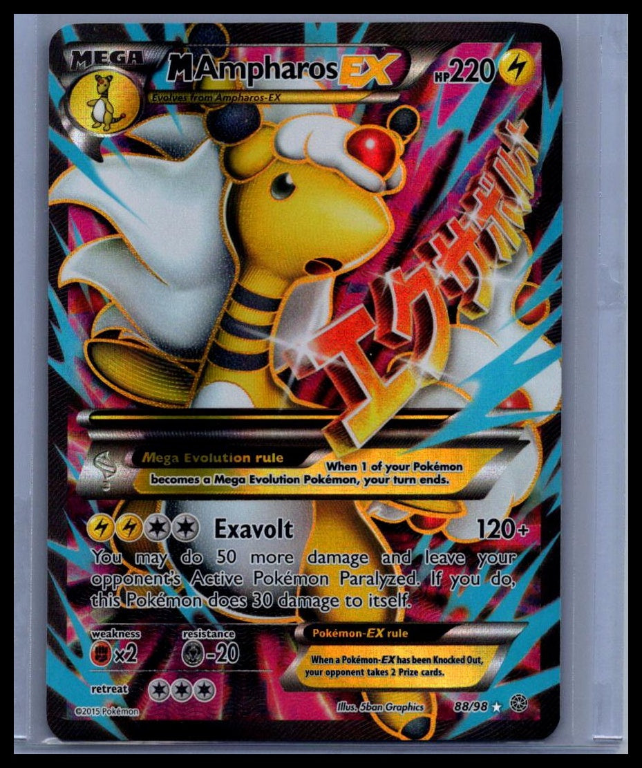 M Ampharos EX (88 Full Art) XY - Ancient Origins #88/98