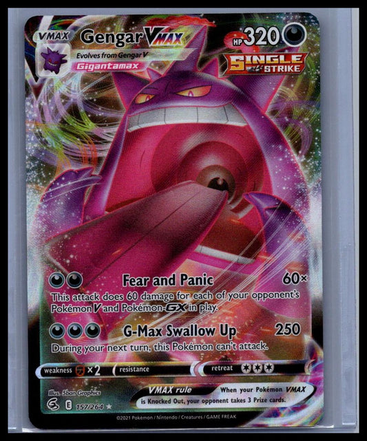 Gengar VMAX SWSH08: Fusion Strike #157/264