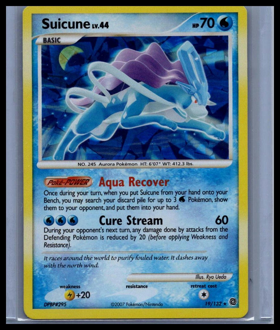 Suicune #019/132 CRACKED ICE HOLO Miscellaneous Cards & Products