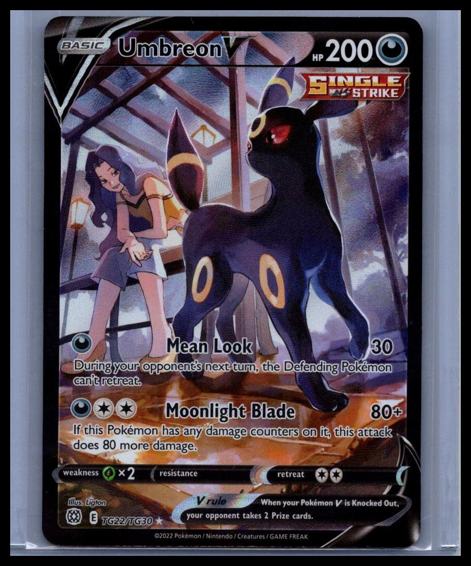 Umbreon V SWSH09: Brilliant Stars Trainer Gallery #TG22/TG30
