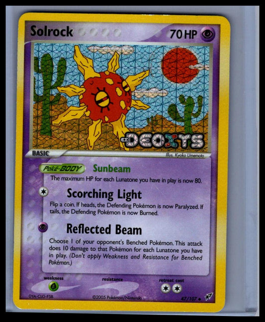 Solrock Deoxys Reverse Holo #47/107