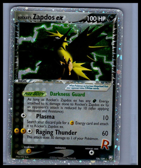 Rocket's Zapdos ex Team Rocket Returns #106/109