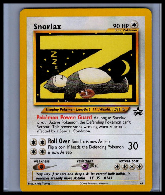 Snorlax WoTC Promo #49/53