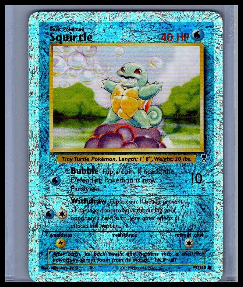Squirtle Legendary Collection Reverse Holo CLEAN #095/110