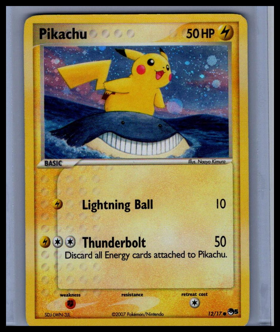 Pikachu POP Series 5 #012/017 with Holo Bleed
