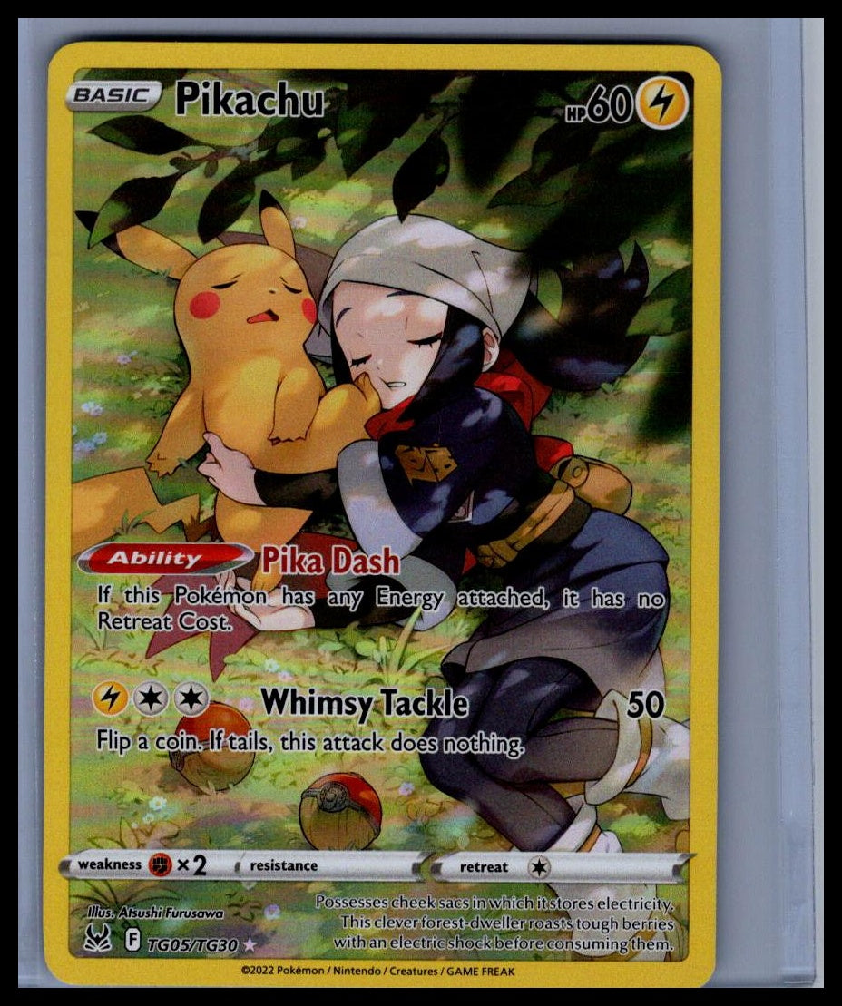 Pikachu SWSH11: Lost Origin Trainer Gallery #TG05/TG30