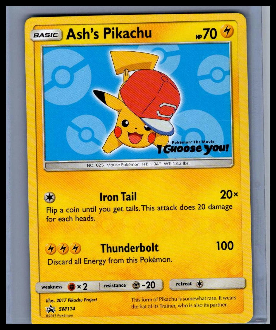 Ash's Pikachu SM Promos #SM114