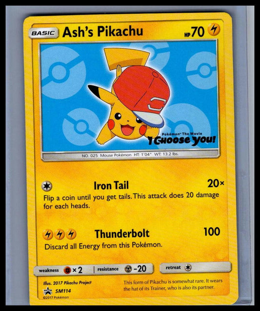 Ash's Pikachu SM Promos #SM114