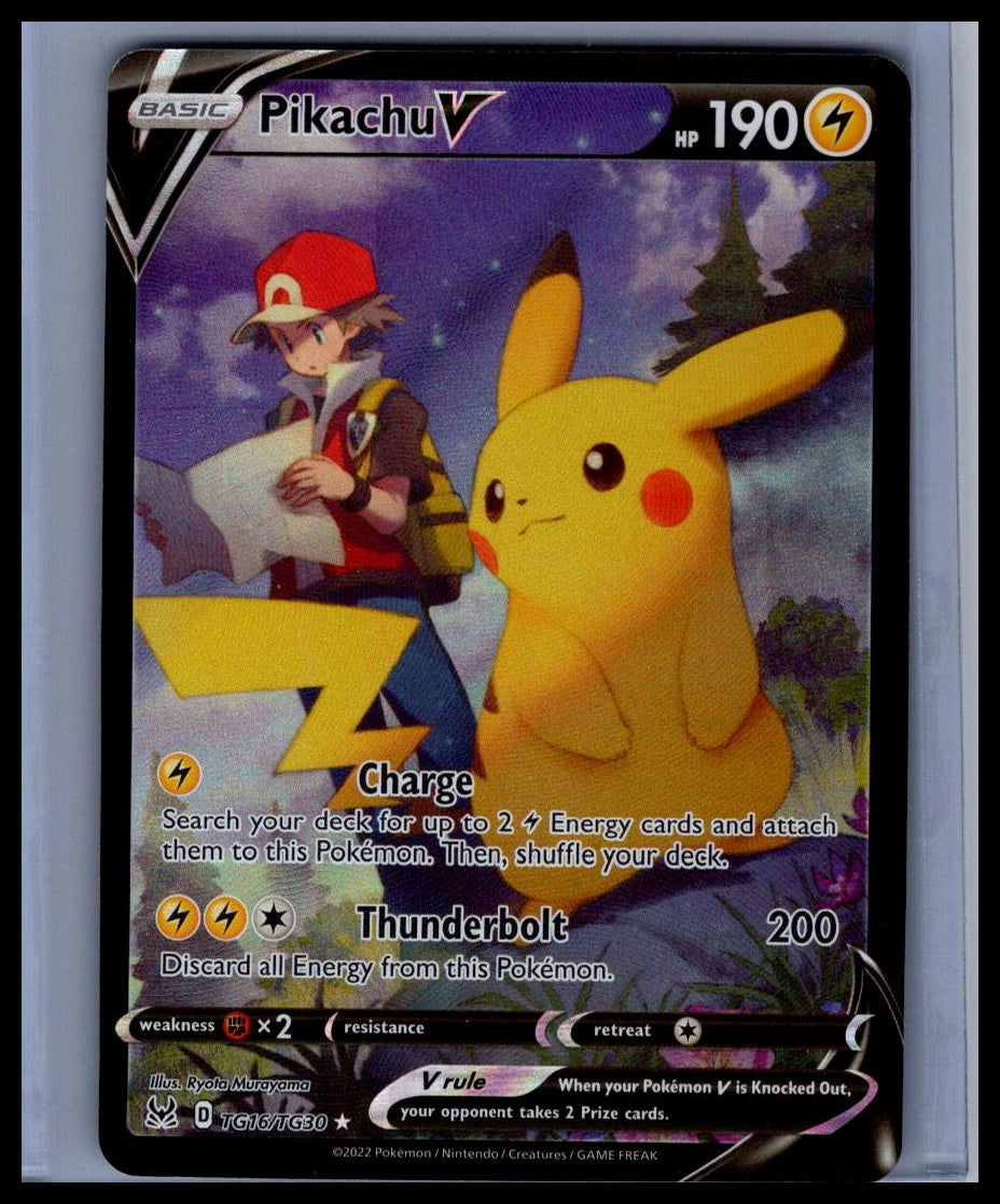 Pikachu V SWSH11: Lost Origin Trainer Gallery #TG16/TG30