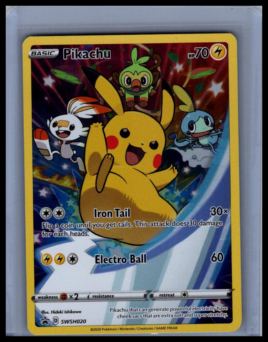 Pikachu SWSH: Sword & Shield Promo Cards #SWSH020