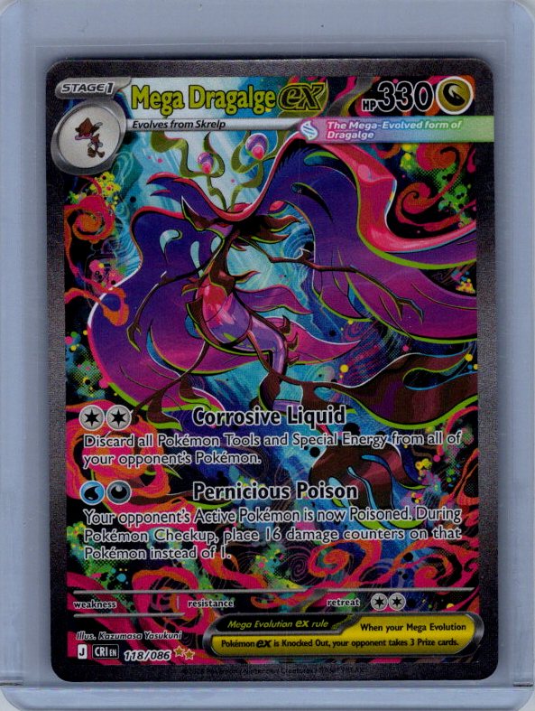 Mega Dragalge ex ME04: Chaos Rising #118/086