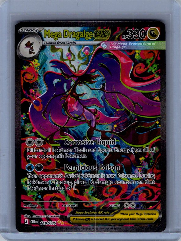 Mega Dragalge ex ME04: Chaos Rising #118/086