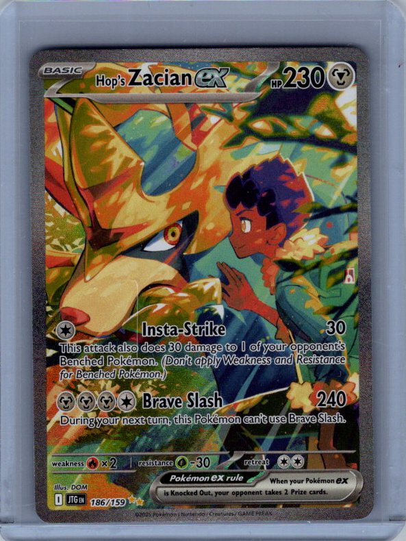 Hop's Zacian ex SV09: Journey Together #186/159