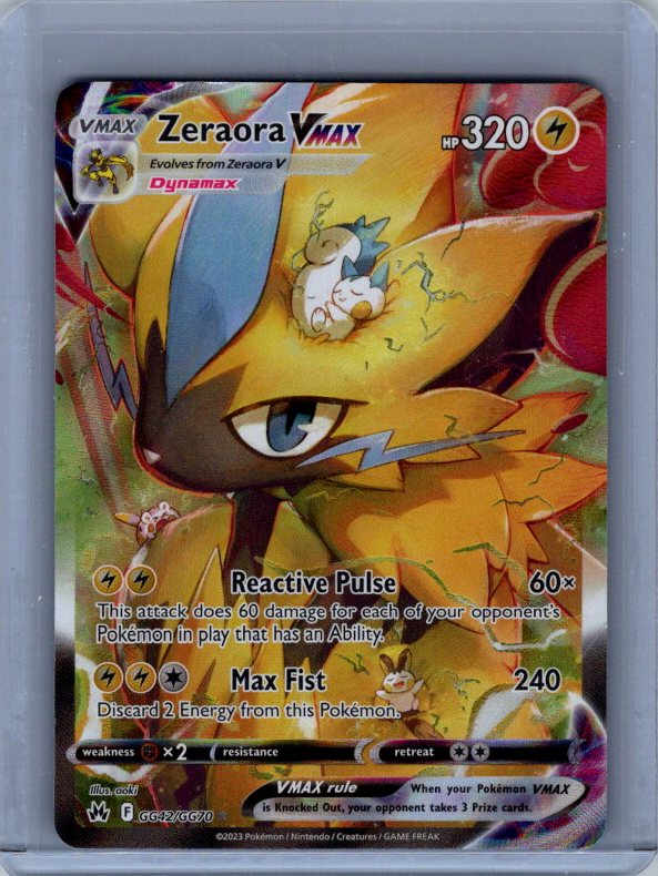 Zeraora VMAX SWSH: Crown Zenith: Galarian Gallery #GG42/GG70