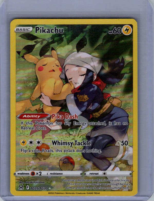 Pikachu SWSH11: Lost Origin Trainer Gallery #TG05/TG30