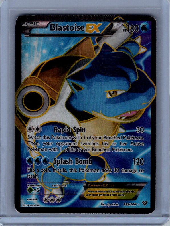 Blastoise EX (142 Full Art) XY Base Set #142/146