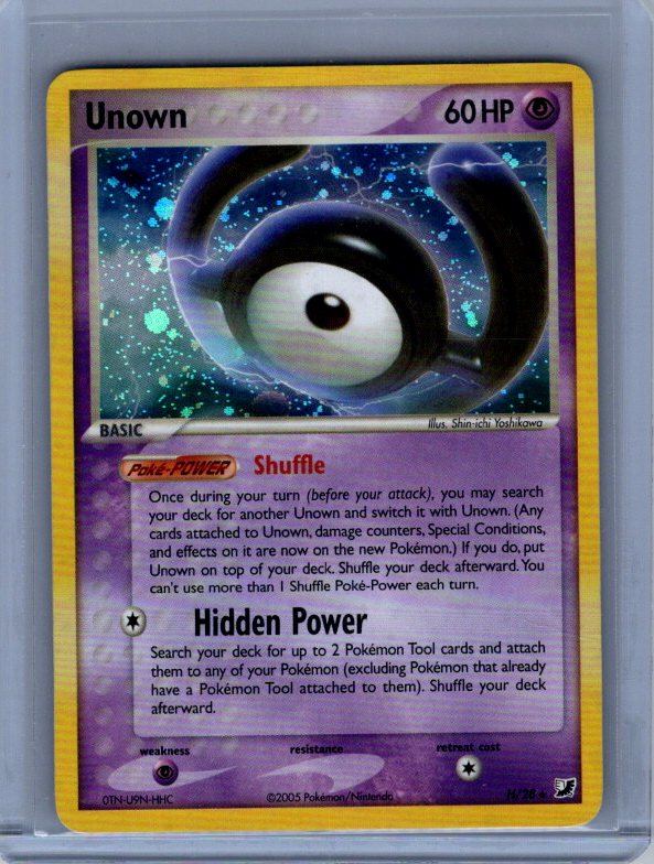 Unown (H) Unseen Forces #H/28