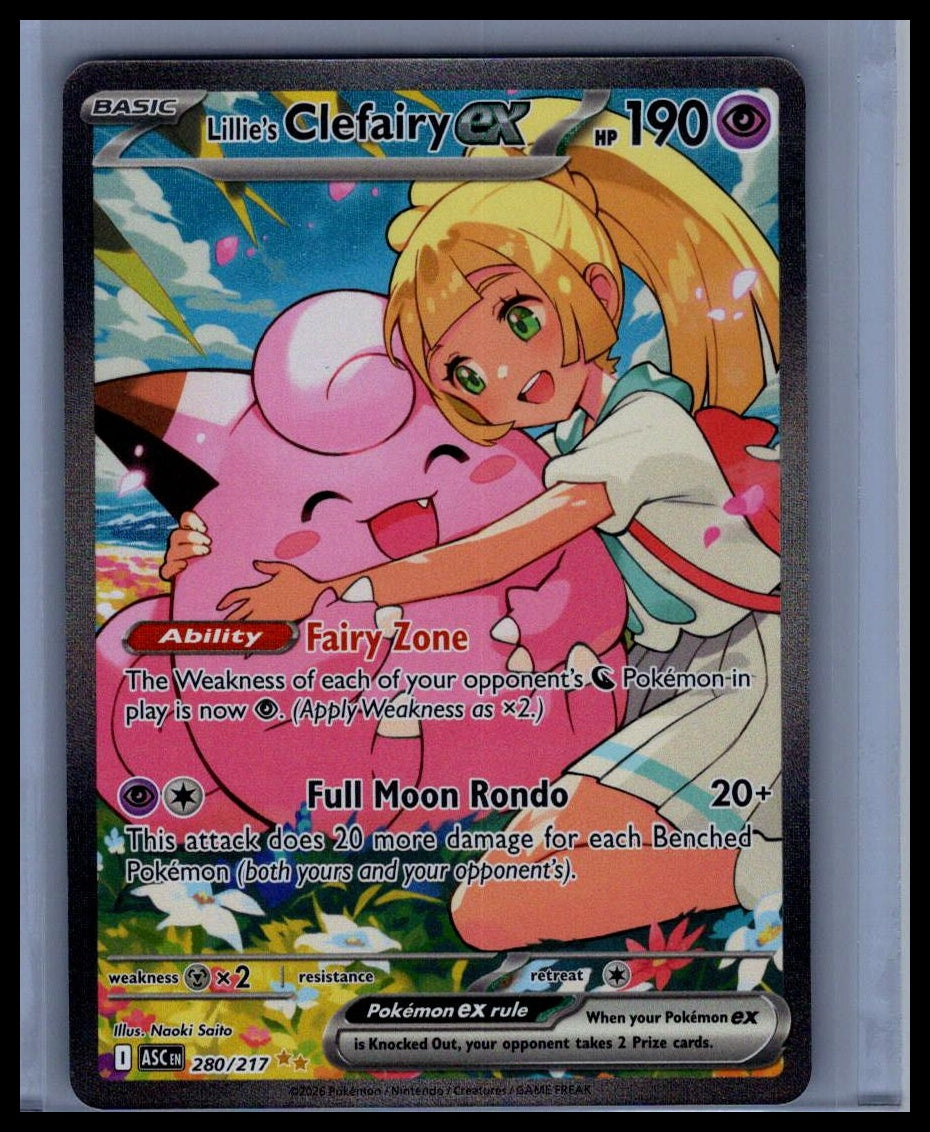 Lillie's Clefairy ex #280/217 ME: Ascended Heroes