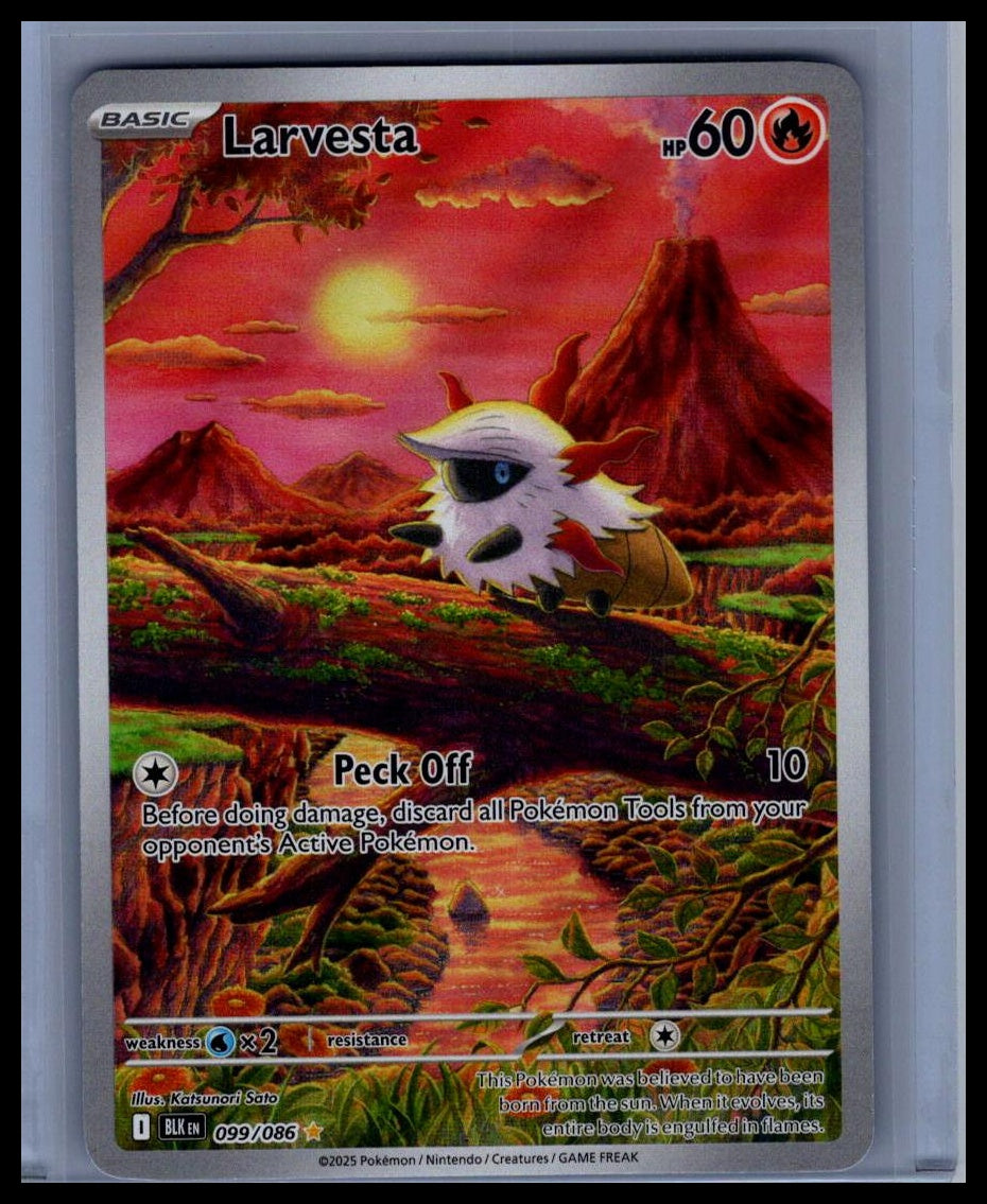 Larvesta #099/086 SV: Black Bolt