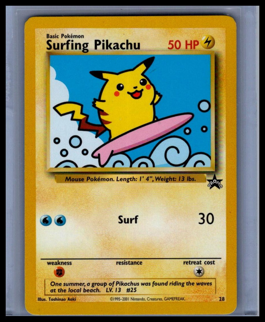 Surfing Pikachu #28/53 WoTC Promo