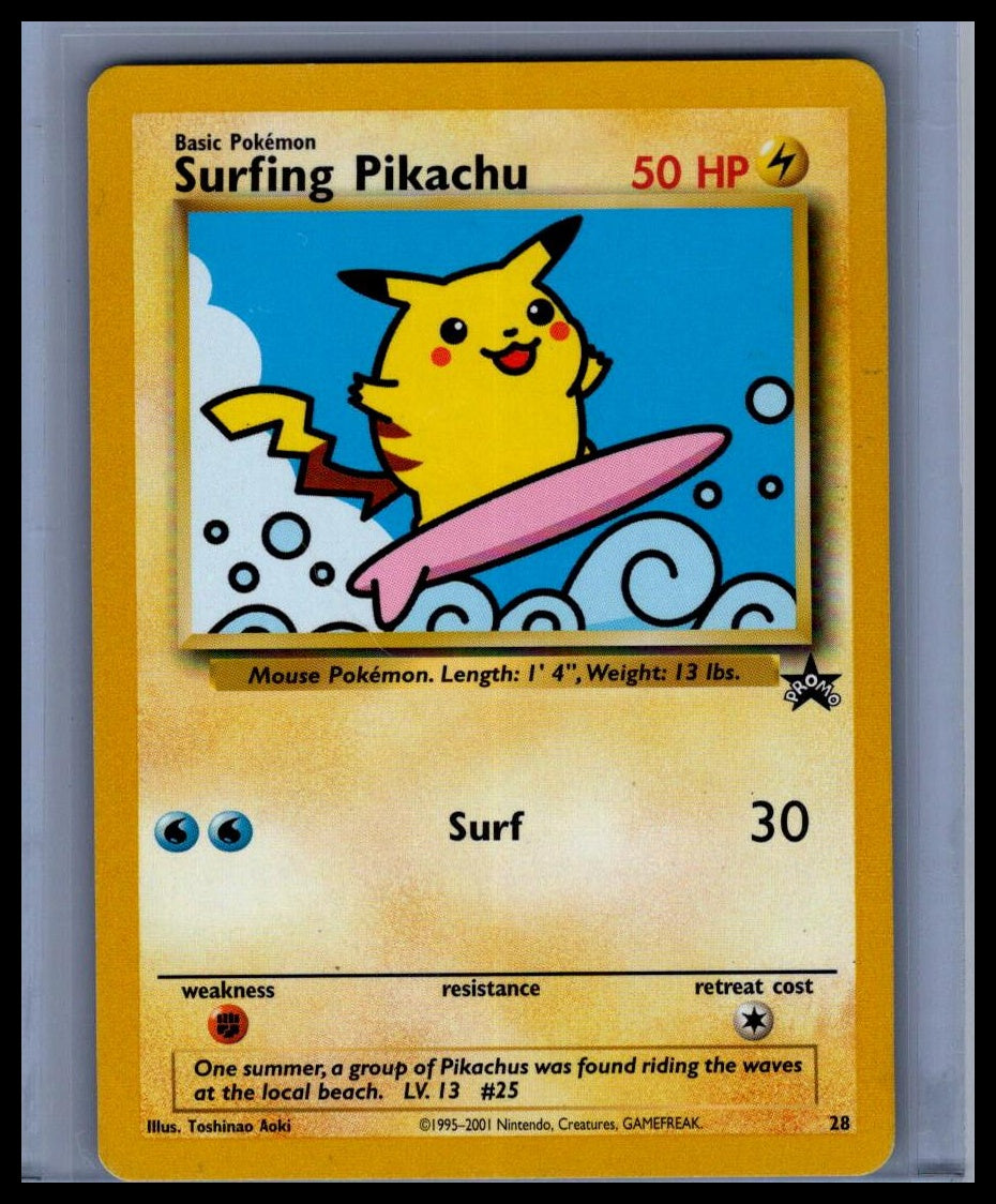 Surfing Pikachu #28/53 WoTC Promo