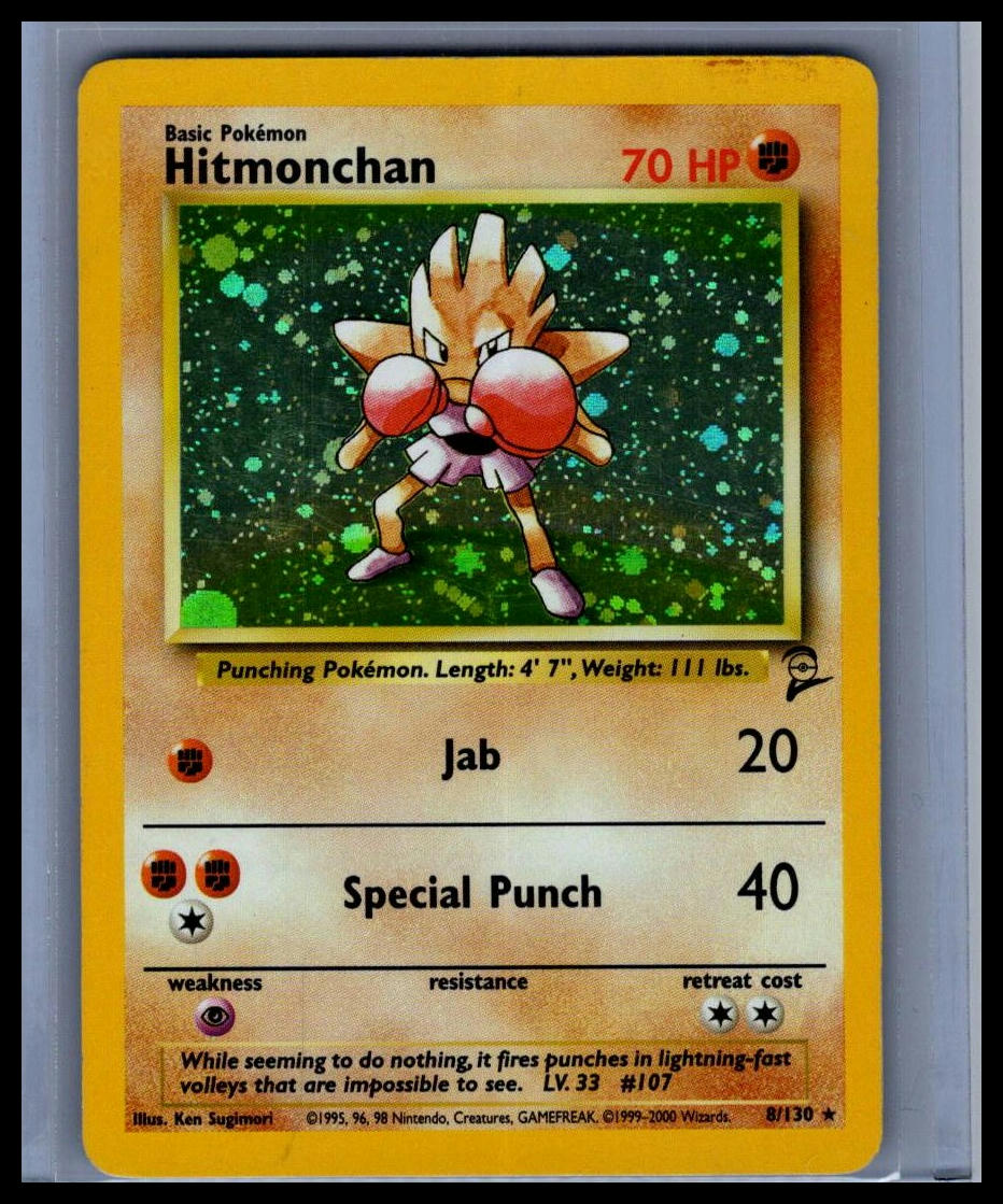 Hitmonchan #008/130 Base Set 2