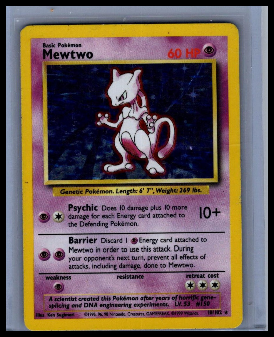 Mewtwo #010/102 Base Set