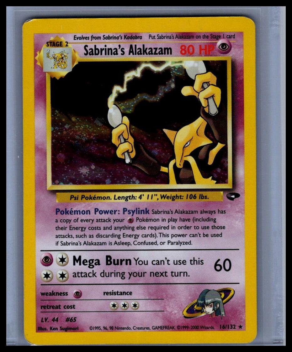 Sabrina's Alakazam #016/132 Gym Challenge