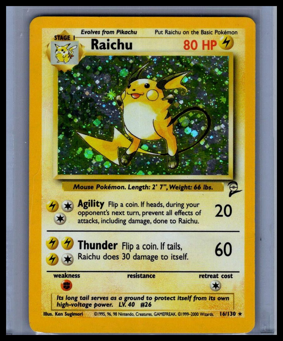 Raichu #016/130 Base Set 2