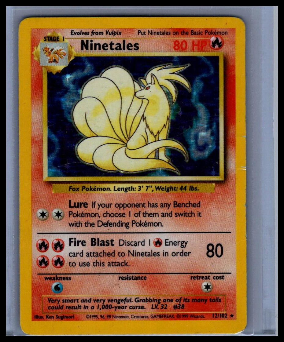 Ninetales #012/102 Base Set